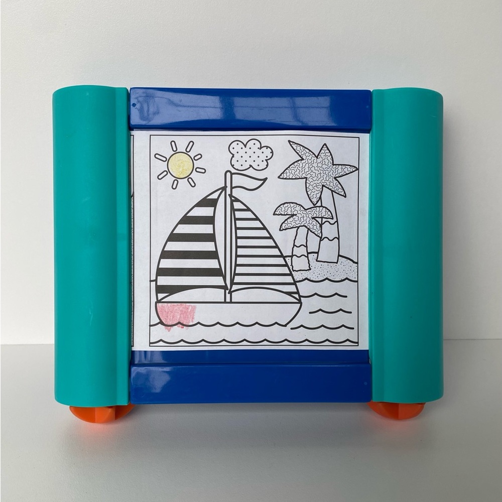 Kids Coloring Book Scroll